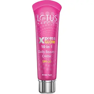 Lotus Makeup Xpress Glow 10 In 1 Daily Beauty Cream Bright Angel SPF 25 30g