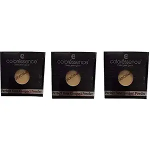 Coloressence PERFECT TONE COMPACT POWDER (PACK OF 3) Compact (Biege 30 g)