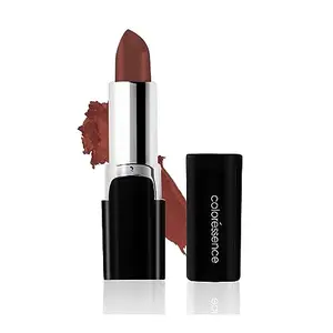 COLORESSENCE Moisturizing Lip Color| Infused with Basil & Corainder Extracts| Intense Color Pay-Off| Velvety Satin-Matte Finish Lipstick for Women| Non-Sticky & Lightweight Formula that Stays on Lips for Long| Full-Coverage & Smooth Application - Nude Bro