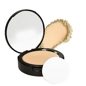 COLORESSENCE Starlet Compact Powder with Free Applicator Puff | Makeup Setting Powder | Makeup Baking Powder | Matte Compact Powder |Lightweight | Oil Control Face Powder | Suitable for All Skin Types | Beige