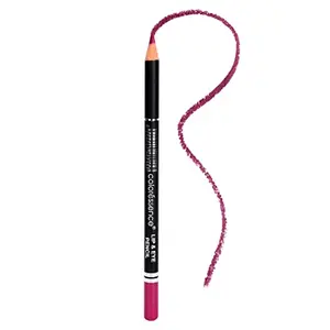 COLORESSENCE Lip and Eye Pencil Long Lasting Highly Pigmented Waterproof Matte Multi-purpose Liner with Free Sharpener - Dark Pink