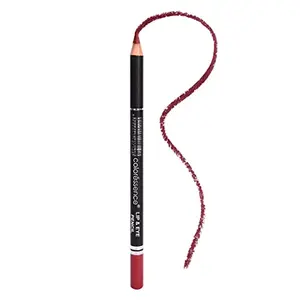 COLORESSENCE Lip and Eye Pencil Long Lasting Highly Pigmented Waterproof Matte Multi-purpose Liner with Free Sharpener - Light Red