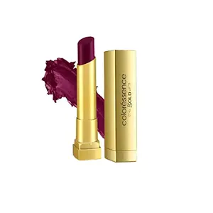 COLORESSENCE Pure Matte Lipstick Velvet Finish Non-sticky Long Lasting Waterproof Lip Colour - Wine Time 3.3gm