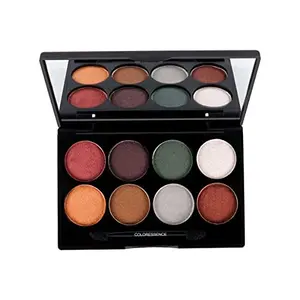 COLORESSENCE Pearl Finish Eyeshadow Palette Weightless Highly Pigmented Shimmer Eye Shade Single Touch Application - EP-1 (10 Colors)