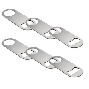 Dynore Stainless Steel Bottle/Beer/Soda Opener Small- Set of 6