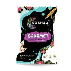 Koshaa Foods Gourmet Pokhar Phool Makhana/Fox Nut, 250g,  Natural and Vegan Superfood