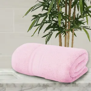 Trendbell Bamboo Bath Towel Pink - 600Gms.
