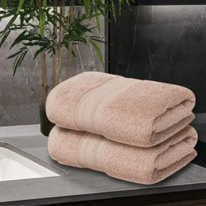 Trendbell Bamboo Hand Towel Beige - 140Gms.