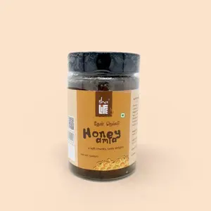 Honey Amla (500gm). Pure and unprocessed. No added sugar or jaggery. Preservative  free.
