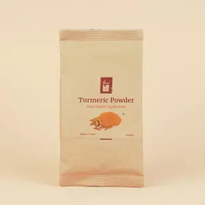 Organic Turmeric (Haldi) Powder. 100% Natural. Adds vibrance and glow (100 gm)
