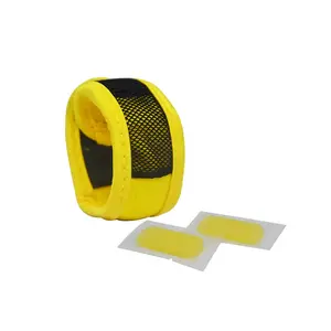 Safe-O-Kid Reusable Mosquito Repellent Band with 2 Refills and 6 Anti Mosquito Patches- Highly Effective (Yellow)