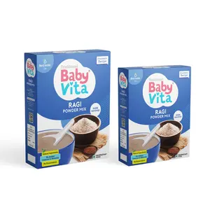 Babyvita Ragi Powder Mix | No Preservatives | No Added Vitamins & Minerals (300gm + 200 gm Pack Of 2)