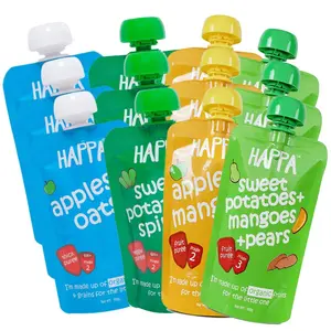 Happa Organic For Little one Combo Pack 12 Pouches 100 Grams Each