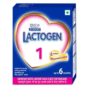 Nestle LACTOGEN 1 Infant Formula Powder - Upto 6 months Stage 1 400g Bag-in-Box Pack