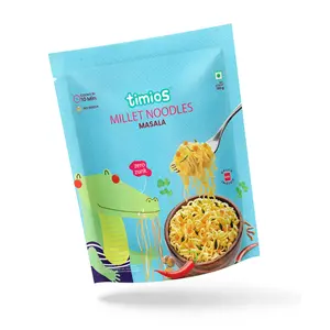 Timios Non-Fried No-Maida Millet Masala flavoured Instant Noodles - 190g