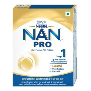 Nestle NAN PRO 1 Infant Formula with Probiotic (Up to 6 months) Stage 1-400g Bag-In-Box Pack
