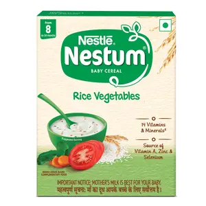 Nestle Nestum Infant Cereal (8 Months-24 Months) Rice Vegetable - 300g