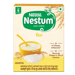 Nestum Nestle Baby Cereal - Rice (From 6 to 24 months) - Bag-in-Box Pack 300g
