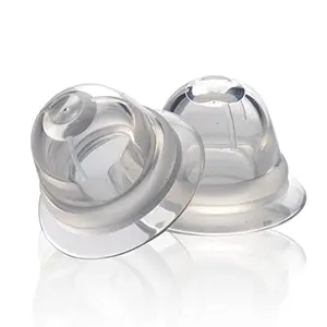 Luvlap Soft Silicon Inverted Nipple Puller for Breastfeeding BPA FreeWhite Non Toxic