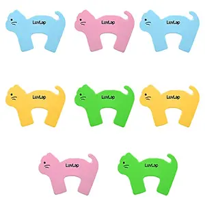 Luvlap Baby Safety Door Stopper Finger Pinch GuardÂ 8 pc Pack