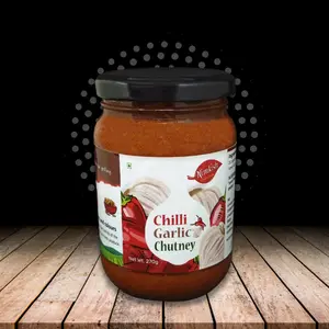 Chilli Garlic Chutney- Indian Perfect Dip Sauce, 270g (9.52 OZ)
