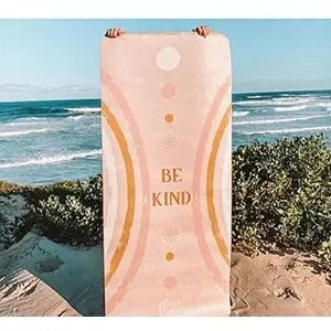 Masu Living Be Kind kids Yoga Mat | Anti Skid Non toxic multipurpose | Multicolour | Ideal for 0-10 years of age