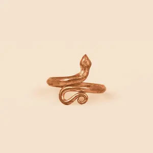 Isha Life Sarpa Sutra, Consecrated Snake Ring, Copper metal (Medium Size)