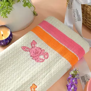 Masu Living Bunny Rabbits Bath Towel | Quick Dry Super Absorbent