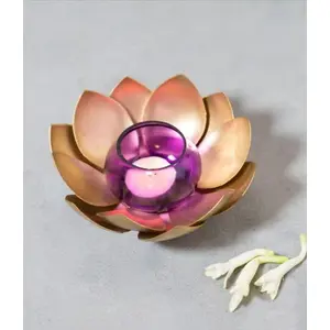 Lotus Light Holder Purple