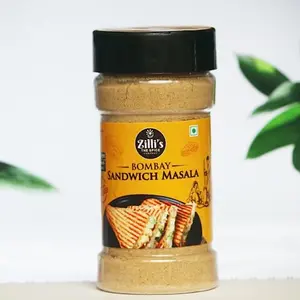 Zilli's Bombay Sandwich Masala 200g (100g*2=200g) Pounded Spice Blend | Vegetable & Cheese Sandwich |  Home Made | Grilled Sandwich Masala for Bombay Style sandwich masala