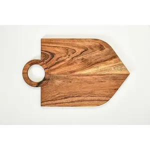 Badge Kitchen Cutting Board - Juice Grooves with Easy-Grip Handles, Non-Porous, Dishwasher Safe