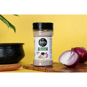 Zilli's Red Onion Powder (100g*2=200g) | For Cooking & Baking, Everyday Use, Vegan
