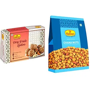 Haldiram's Nagpur Dry Fruit Ladoo 500 g and Chana Nuts 200 g (Combo Pack)