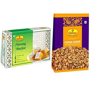 Haldiram's Nagpur Moong Burfee 500 grm & Chana Choor 200 grm (Combo Pack)