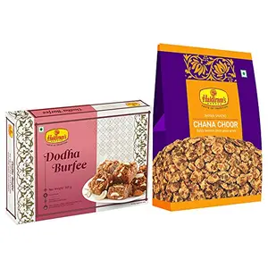Haldiram's Nagpur Dodha Burfee (500 g) and Chana Choor (200 g) Combo Pack