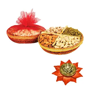 Haldiram's Nagpur Fancy Dry Fruits Tokni (B1) with Medium Diya