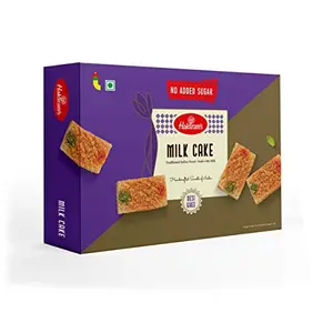 Haldiram Milk Cake 400 g X 1 Box (No Added Sugar)