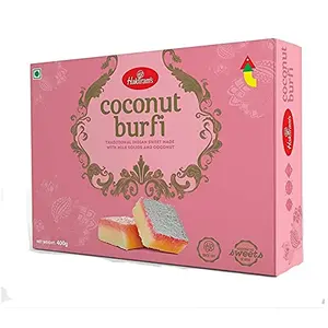 Haldiram Coconut Burfi 400 g| White and Pink