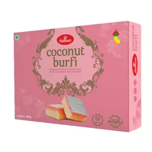 Haldiram's Coconut Burfi 400 g X 1 Box