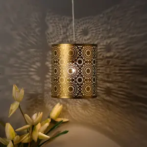 Homesake Antique Pendant Light for Home Decoration Hanging Lamp Lights Ceiling Jhumar Lighting for Home (Corded Electric)