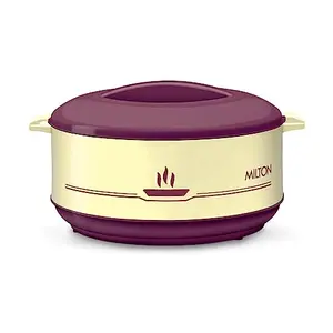 MILTON Buffet 1550 Inner Steel Casserole 1250 ml Purple | PU Insulated | BPA Free | Food Grade | Hot & Cold