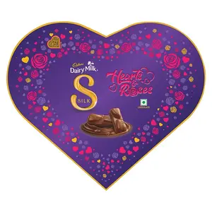 Cadbury Dairy Milk Silk Heart Shaped Chocolate Box 153g