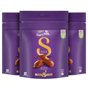 Cadbury Dairy Milk Silk Chocolate Home Treats 153 g (Pack of 3)