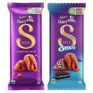 Cadbury Dairy Milk Silk Chocolate Bar Large Combo (Silk Plain 150 g Silk Oreo 130 g) 280 g