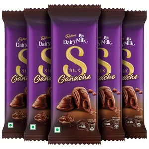 Cadbury Dairy Milk Silk Ganache Chocolate Bar 58 g (Pack of 5)