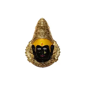 Festive Vibes Kali Maa Face/Goddess MATA Maha (Laxmi) Devi Ma Face/Santoshi Maa Mukhota/Margashirsha Laxmi Face for Puja/Varalakshmi Vrath PujaGolden