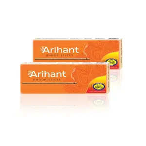 Cycle Arihant Bamboo Less Dhoop Sticks Charcoal Free Agarbatti (Pack of 2)