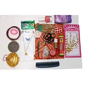 Festive Vibes MATA Shringar Set / 21 Item Shringar Combo Set with Chatra/Matarani Shringar Set of 21 Items