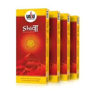 Cycle Pure Shiva Dhoop Agarbatti Long Lasting Masala Bathi with Traditional Fragrance for Masik Shivaratri Shiv Puja and Special Ceremonies - Pack of 4 (100 Sticks per Pack)