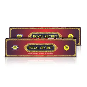Royal Secret Premium Masala Agarbatti from Cycle Pure Traditionally Crafted Incense Sticks for Special Occasions Festivals an Exclusive Fragrance Experience - Pack of 2 (20 Sticks per Pack)